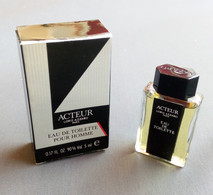 MINIATURE EAU DE TOILETTE LORIS AZZARO, ACTEUR, NEUF BOITE D'ORIGINE - Miniatures Men's Fragrances (in Box)