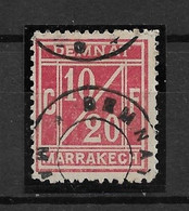 MAROC - POSTES LOCALES - Demnat à Marrakech N°1 10/20 Lie De Vin - Oblitéré - TTB - (c.600€) - Used Stamps