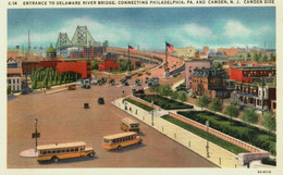 Philadelphia. Entrance To Delaware River Bridge - Camden