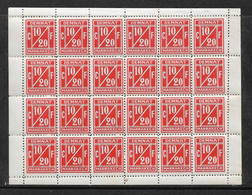 MAROC - POSTES LOCALES - Demnat à Marrakech N°1A Feuillet De 24ex. Neuf** (2 Ex. Légère*) - TTB/SUP - - Unused Stamps