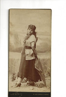 PHOTOGRAPHIE SUR CARTON ARTISTE VERS 1880 PAR NADAR - Antiche (ante 1900)