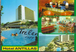 Espagne, Spanien, Mallorca, Magalluf, Hotel Antillas, Gelaufen, Ecrit - Mallorca