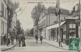 ENGHIEN - LES - BAINS -VAL D'OISE - RUE DU CASINO - ANNEE 1909 - Enghien Les Bains