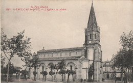 81/ Saint Paul Cap De Joux - L 'Eglise Et La Mairie  - N° 1084 Le Tarn Illustré - Saint Paul Cap De Joux