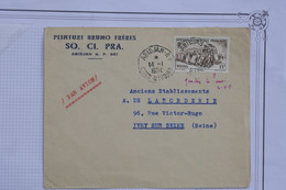 AA16  AOF  BELLE LETTRE  PRIVEE Curiosite 1954 ABIDJAN POUR IVRY FRANCE+GARDEZ LE MOI !!! +AFF. PLAISANT - Covers & Documents