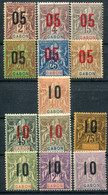 Gabon     67/78 * - Unused Stamps