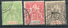 Gabon               19/21  Oblitérés - Used Stamps