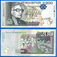 Maurice 200 Rupees 2013 Prefix CF Roupies Mauritius Island Paypal Bitcoin OK - Mauritius