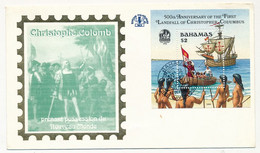 BAHAMAS - Enveloppe FDC - 2$ 500eme Anniversaire De Christophe Colomb - 12 Oct 1982 - Grenade (1974-...)