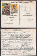 Ca0183  ZAIRE 1976,  Mobutu And Boxing Stamps On Postal Mandate From Bukavu - Usati