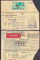 Ca5146  ZAIRE1974, International Faire Stamp On Bandundu Postal Mandate - Gebruikt