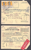 Ca5258  ZAIRE 1974,  Mobutu Stamps On Kinshasa Postal Mandate To Kindu - Used Stamps