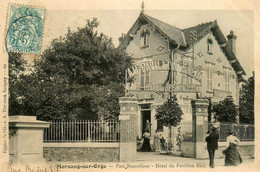 Morsang Sur Orge * 1904 * Hôtel Du Pavillon Bleu Café Restaurant , Parc Beauséjour - Morsang Sur Orge