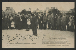 PARIS LE CHARMEUR D'OISEAUX AUX TUILERIES Edition "Helminger N° 5 " Carte Neuve. TB - Artesanos De Páris