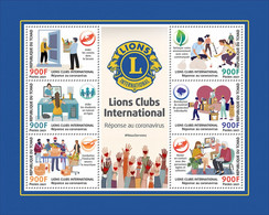 Chad  2021 Lions Clubs International And Coronavirus. (636) OFFICIAL ISSUE - Rotary Club