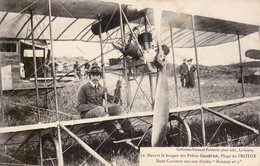 AVIATION Cpa 80 Le Crotoy Devant Le Hangar Des Frères Caudron - ....-1914: Voorlopers