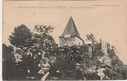 LA SALETTE  38  ISERE  CPA   LA SALETTE FALLAVAUX  UN JOUR DE PELERINAGE - La Salette