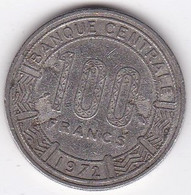 République Centrafricaine, 100 Francs 1972 , En Nickel, KM# 6 - Zentralafrik. Republik