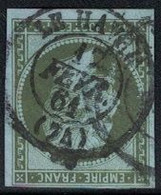 EMPIRE - N°11 - CACHET A DATE - T15 - COTE TIMBRE 90€ - LE HAVRE - (74) - SEINE MARITIME. - Altri & Non Classificati