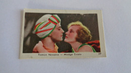 RAMON NAVARRO MADGE EVANS Old Trading Card N° 39 Vedette Actrice Cinéma Music Movie Star Chromo Carte Collection - Unclassified