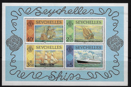 SEYCHELLES 1981 - RETROSPECTIVE DE BATEAUX - SEY49 - Seychelles (1976-...)