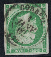 EMPIRE - N°12 - OBLITERATION CACHET T15 - CORBEIL - ESSONNE - 1-1-1962 - COTE 95€. - Andere & Zonder Classificatie