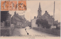 Les Grands Prix De L'A. C. F. Sur Le Circuit De Touraine - Semblançay L'entrée Du Bourg Venant Du Pilori - Semblançay