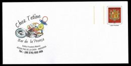 ANDORRA  ANDORRE PAP Prêt à Poster Timbre Imprimé ARMOIRIES Lettre Prioritaire Illustré Bar "Chez TETINE" ** SUP - Enteros Postales & Prêts-à-poster