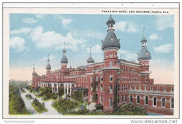 Florida Tampa The Tampa Bay Hotel And Grounds Curteich - Tampa