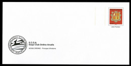 ANDORRA  ANDORRE PAP Prêt à Poster Timbre Imprimé ARMOIRIES Lettre Prioritaire Ecole De SKI Ordino Arcalis  ** SUP - Enteros Postales & Prêts-à-poster