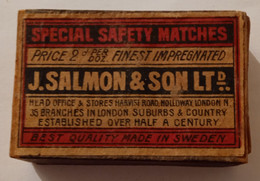 J.SALMON & SON LTD, OLD MATCHBOXE - Boites D'allumettes