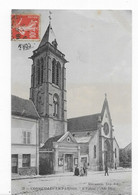 95  CORMEILLES  EN PARISIS    L'EGLISE    2 SCANS  VOIR ETAT - Cormeilles En Parisis