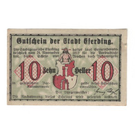 Billet, Autriche, Eferding O.Ö. Stadtgemeinde, 10 Heller, Rue, 1919 - Austria