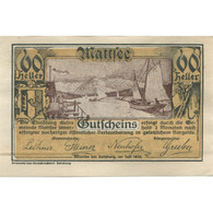 Billet, Autriche, Mattsee, 60 Heller, Port, 1920, SPL, Mehl:FS 596a - Austria