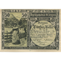 Billet, Autriche, St Johann, 50 Heller, Personnage 1920-12-31, SPL Mehl:FS 895a - Austria