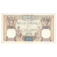 France, 1000 Francs, Cérès Et Mercure, 1927, U.443, TTB, Fayette:37.1, KM:79a - 1 000 F 1927-1940 ''Cérès E Mercure''
