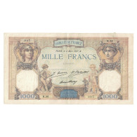 France, 1000 Francs, Cérès Et Mercure, 1927, M.56, TB, Fayette:37.1, KM:79a - 1 000 F 1927-1940 ''Cérès E Mercure''