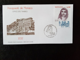 Monaco 2022 400 Ann MOLIERE 1622 1673 Frenc Comic Writer Theater Actor 1v FDC PJ - Neufs