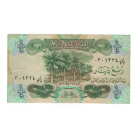 Billet, Iraq, 1/4 Dinar, 1979/AH1399, KM:67a, TB+ - Irak