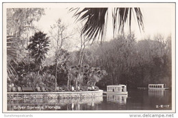 Florida Silver Springs Glass Bottom Boat Real 1949 Photo - Silver Springs