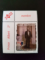 Monaco 2022 Prince ALBERT I Member Institute France 1909  Symposium 1v Mnh CORNER UP - Neufs