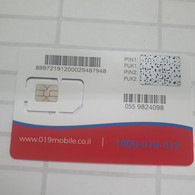 Israel-019 Mobile Simple-(A)(89972191200029487948)(141)(lokking Out Side)-mint Card+1prepiad Free - Lots - Collections