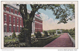 New York Utica Masonic Hospital Flower Gardens - Utica