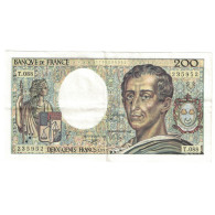 France, 200 Francs, Montesquieu, 1991, T.088, SUP, Fayette:70.11, KM:155d - 200 F 1981-1994 ''Montesquieu''