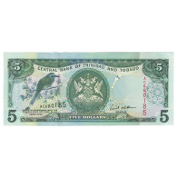 Billet, Trinité-et-Tobago, 5 Dollars, Undated (1977), KM:31a, NEUF - Trinidad Y Tobago