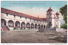 California Santa Barbara Mission Santa Barbara 1912 - Santa Barbara