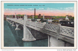 Illinois Aurora Memorial Bridge Across Fox River - Aurora (Ilinois)