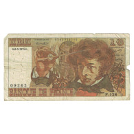 France, 10 Francs, Berlioz, 1975, P.158, AB, Fayette:63.9, KM:150b - 10 F 1972-1978 ''Berlioz''