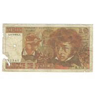 France, 10 Francs, Berlioz, 1975, R.173, AB, Fayette:63.10, KM:150b - 10 F 1972-1978 ''Berlioz''