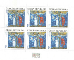 Czech Republic 2022 - Legends:  Libuse And Premysl,  Block With 6 Same Stamps,MNH - 2022